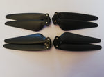 Black replacement propellers for the Visuo XS818G Zen Mini GPS 4K and Visuo XS818 - The Drone Warehouse
