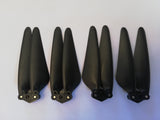 Black replacement propellers for the Visuo XS818G Zen Mini GPS 4K and Visuo XS818 - The Drone Warehouse